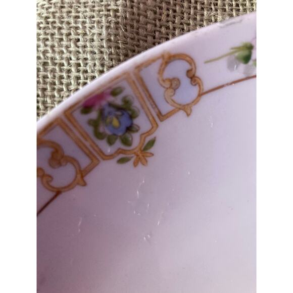 Nippon Antique Plate with Gold Trim - Picture 3 of 6